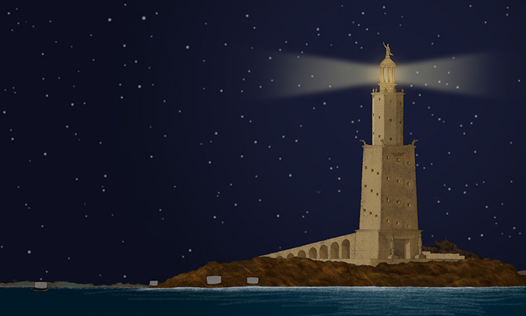 Ancient Lighthouses, Pharos, Alexandria